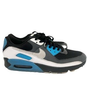 Nike Men's Air Max 90 Shoes, Size 11, Grey/White/Black **As is**